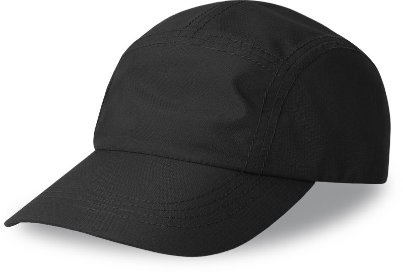 Levně 5 panelová voděodolná kšiltovka - black