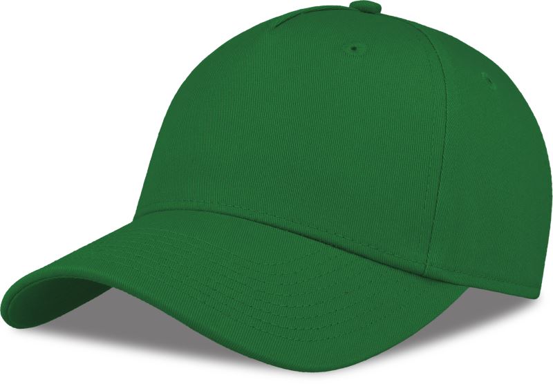 Levně 5 panelová kšiltovka - green