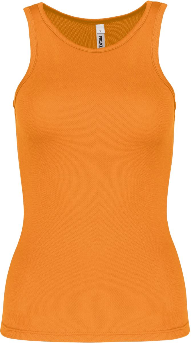 Levně Dámské sportovní tílko - orange