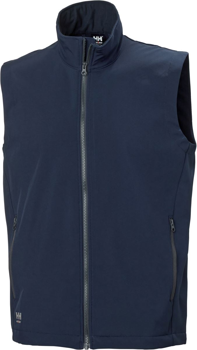 Levně 3-vrstvá softshellová vesta "Manchester" - navy
