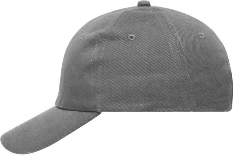 Levně 6 panelová kšiltovka z těžké bavlny - dark grey