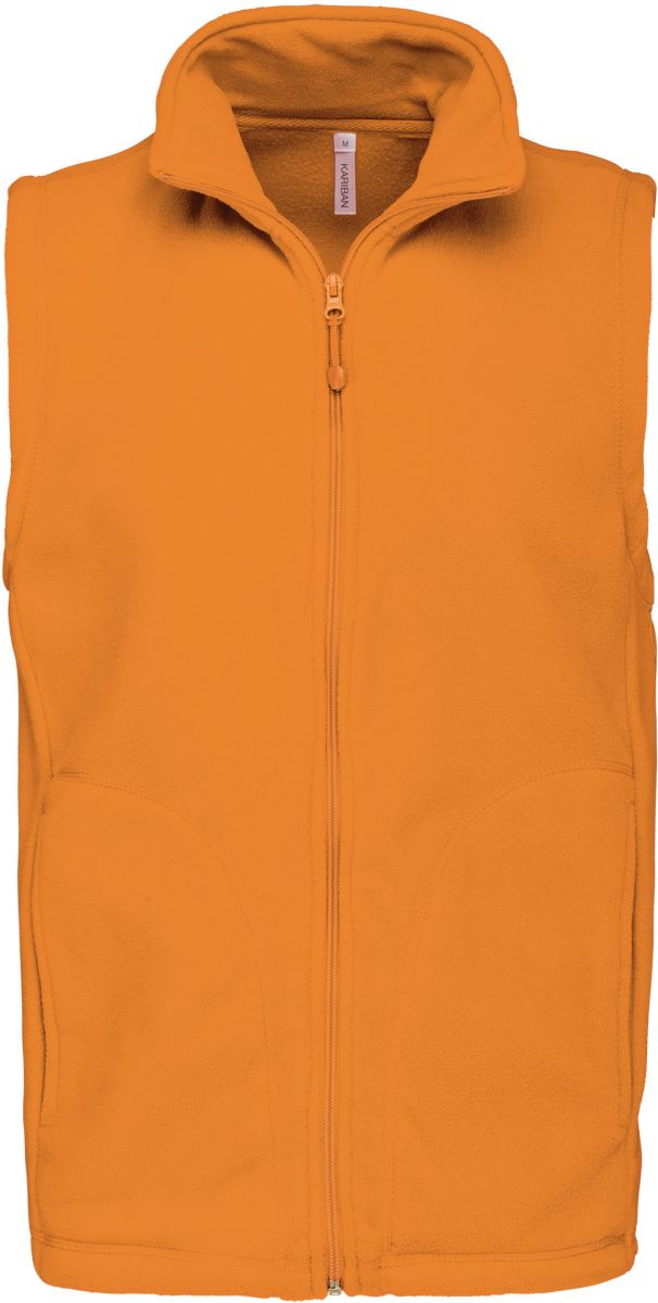 Levně Mikrofleecová vesta "Luca" - orange