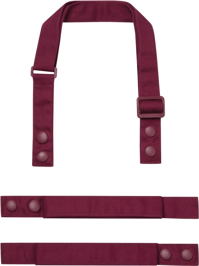 Levně Popruhy k zástěře "Swap and Pop" - burgundy