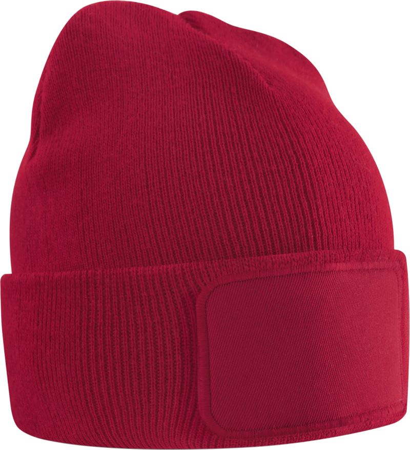 Levně Dětská čepice s nášivkou - classic red