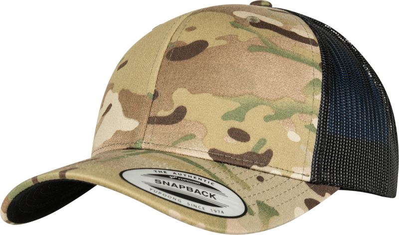 Levně 6 panelová retro kšiltovka Multicam® - multicam