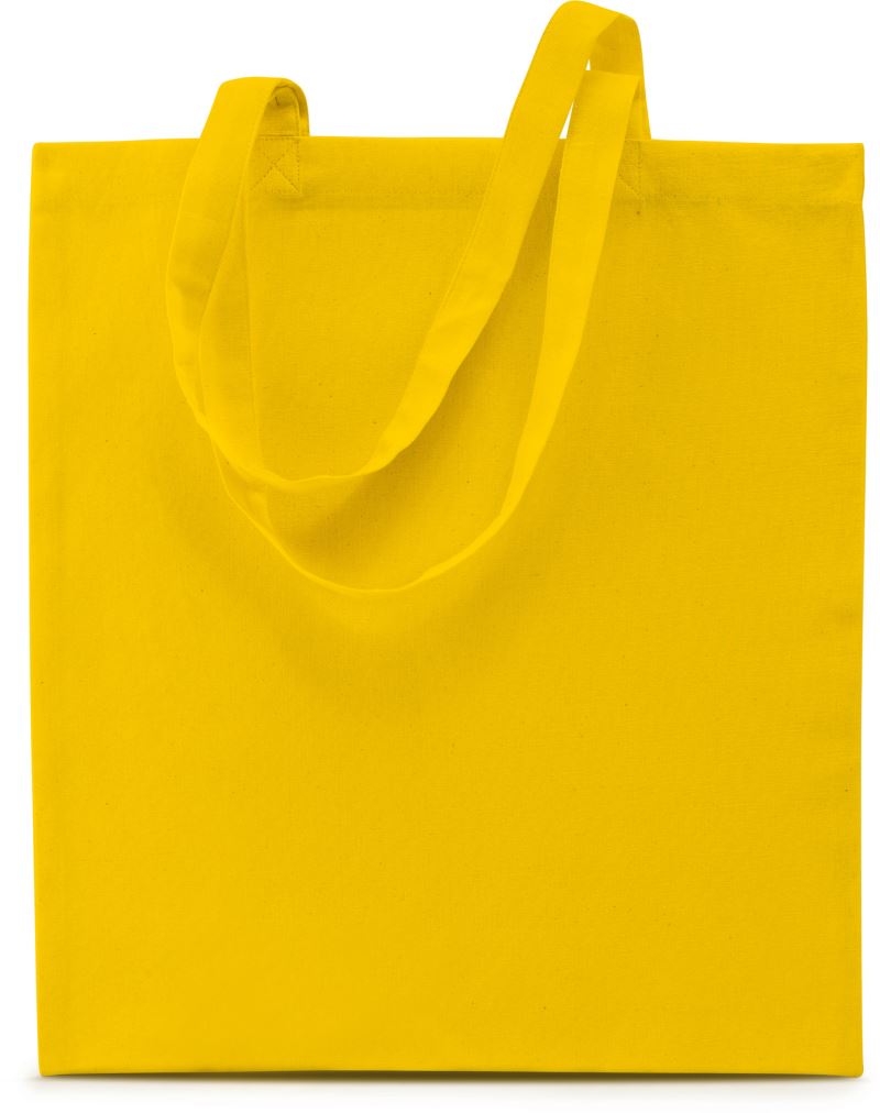 Levně Bavlněná taška s dlouhým uchem - yellow