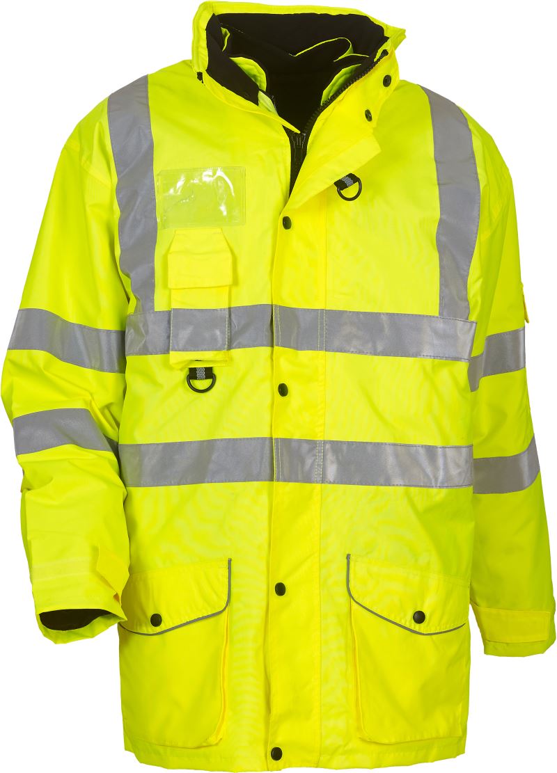 Levně Hi-Vis 7-v-1 Bunda - hi vis yellow
