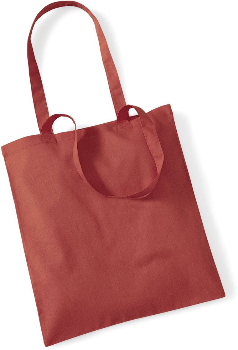 Levně Bavlněná taška "Bag for Life" - orange rust