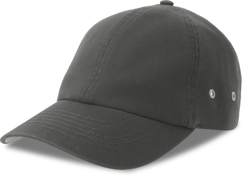 6 panelová baseballová kšiltovka - dark grey