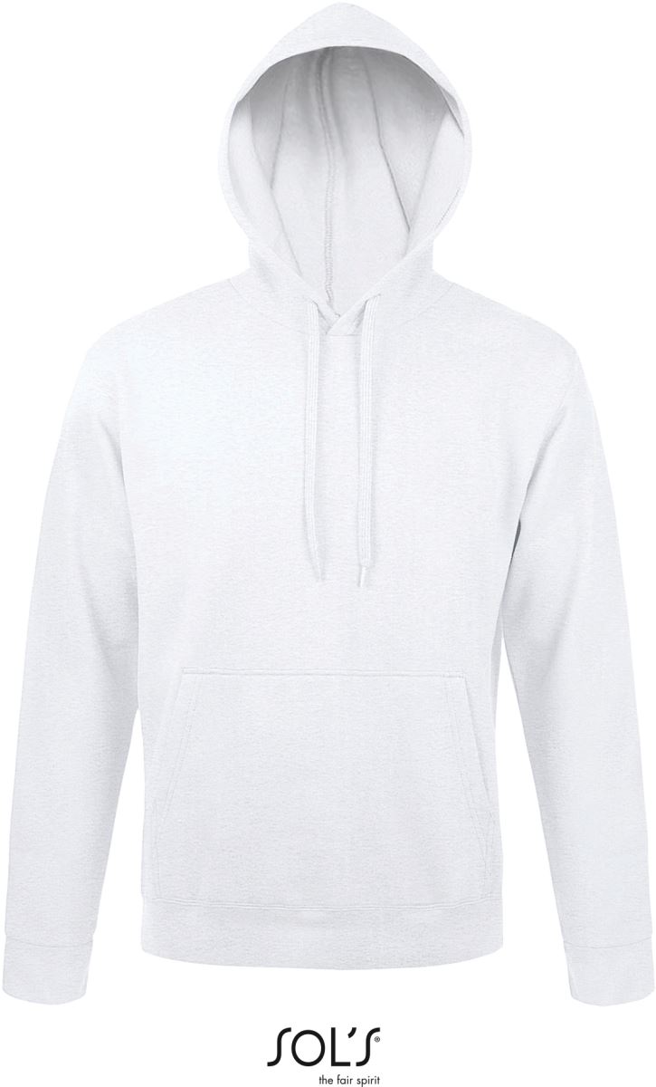 Levně Unisex mikina s kapucí - ash