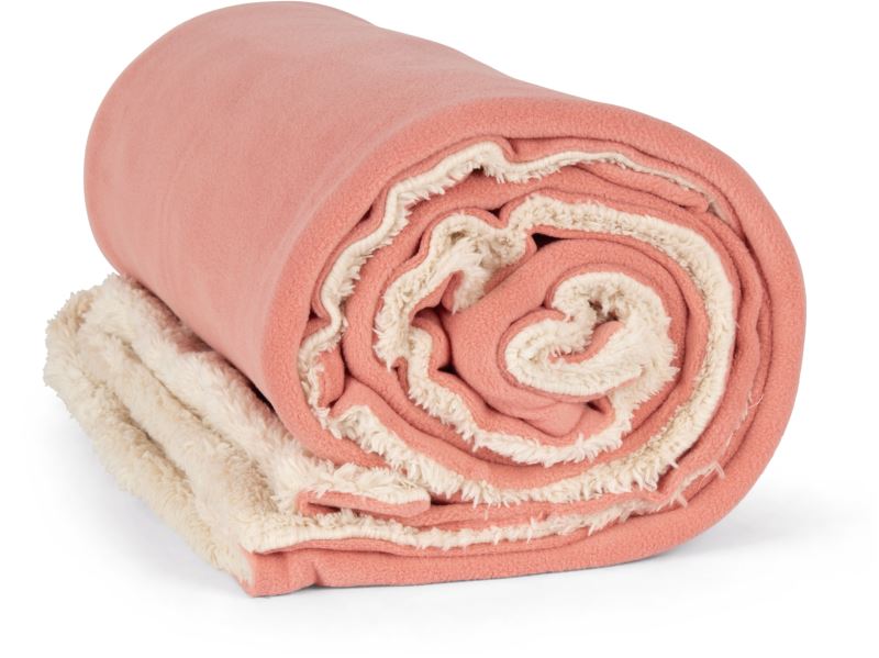 Levně Fleecová deka Sherpa - praline rose