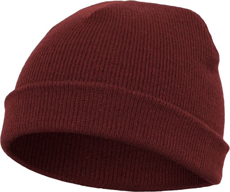Levně Pletená čepice - maroon