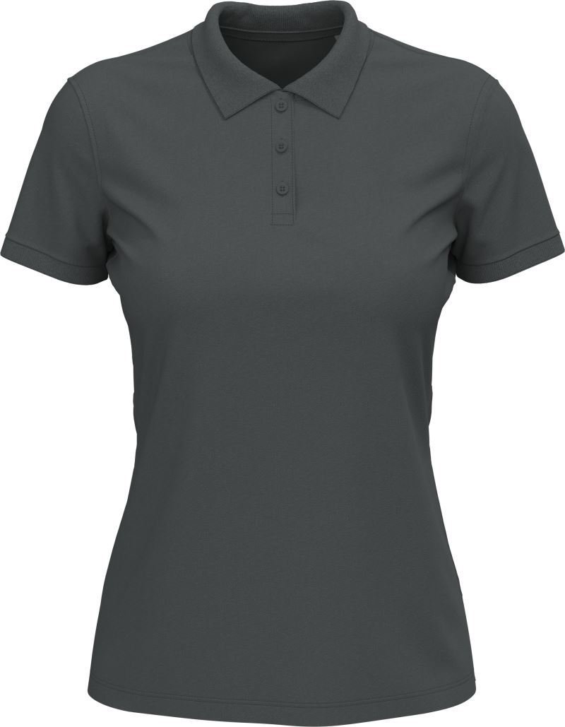 Levně Dámské piqué polo "Lux" - slate grey
