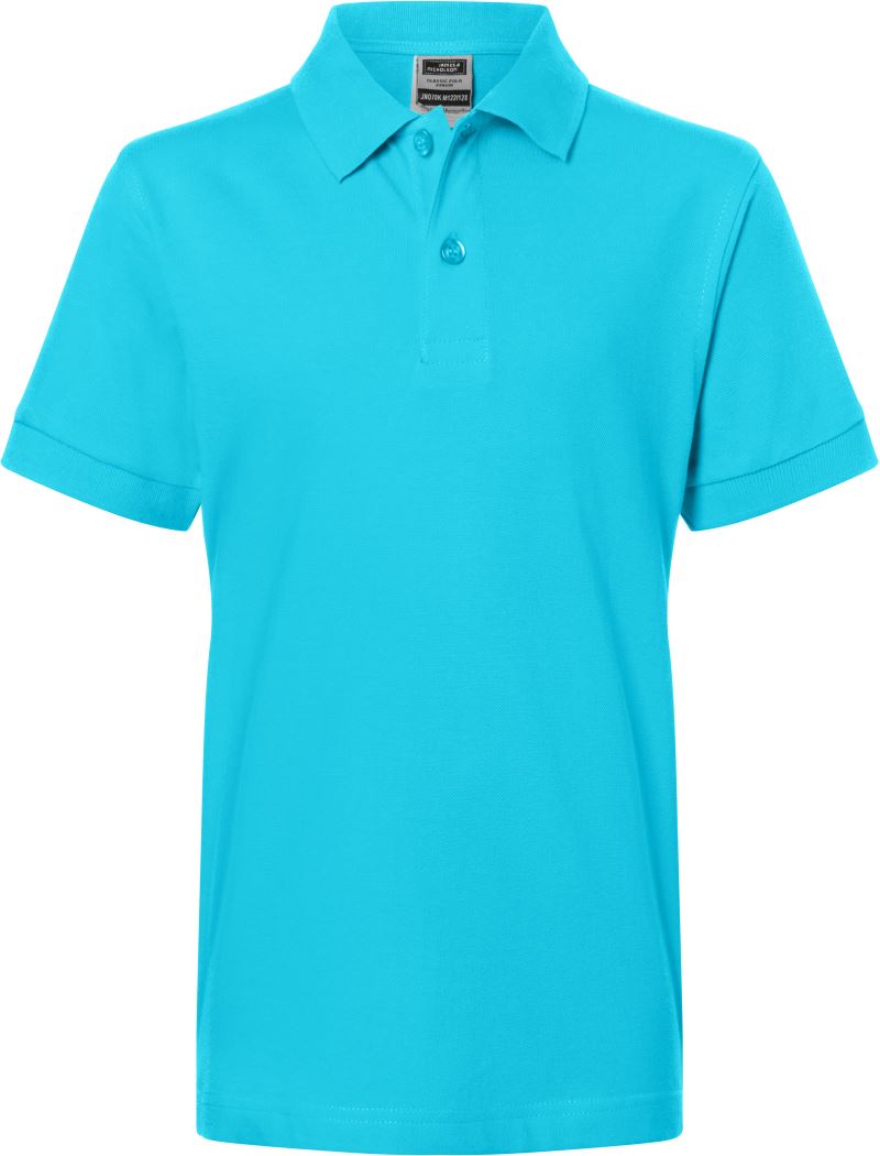 Levně Dětské piqué polo - pacific