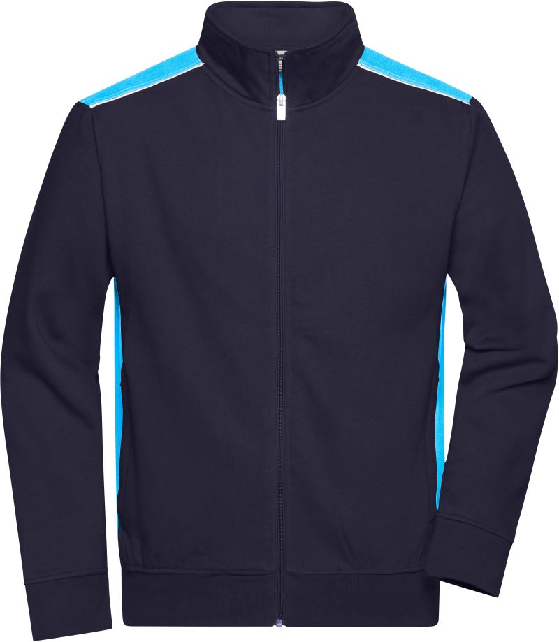 Levně Pánská pracovní mikina - Color - navy/turquoise
