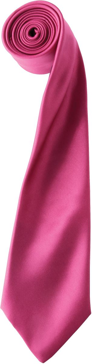 Levně Saténová kravata "Colours" - hot pink