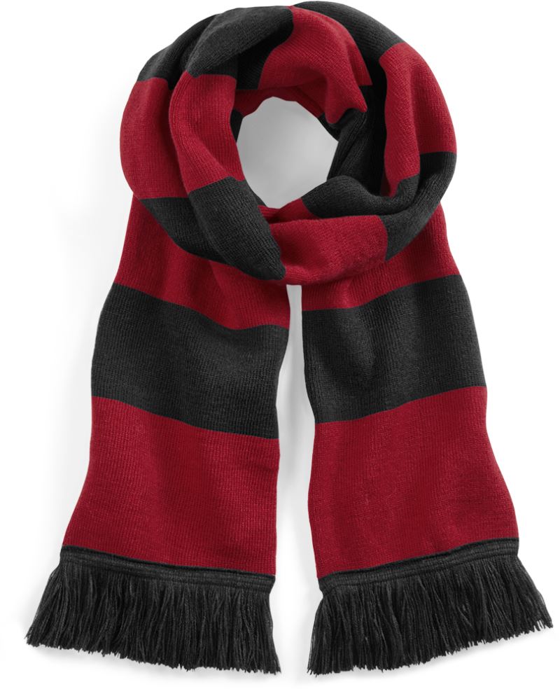 Levně Šála "Stadium" - black/classic red