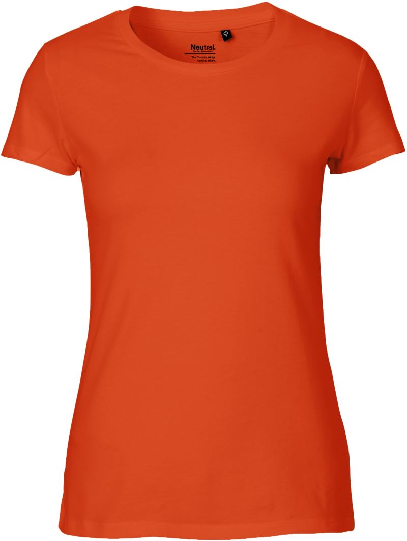 Levně Dámské tričko z těžké bio bavlny - orange