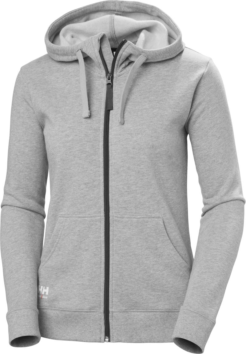 Levně Dámská mikina s kapucí "Classic" - grey melange