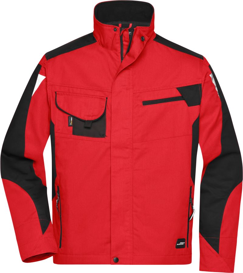 Levně Pracovní bunda - Strong - red/black