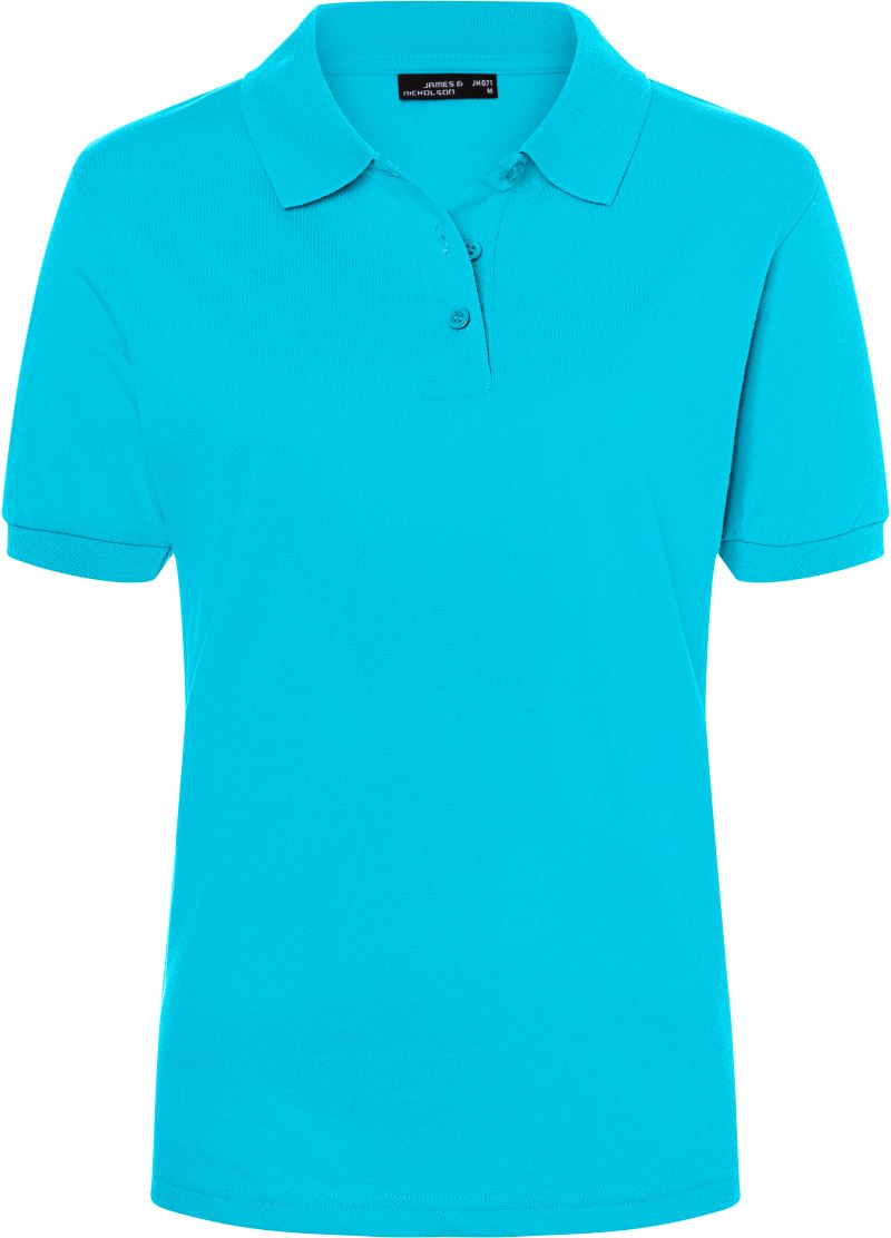 Levně Dámské piqué polo - pacific
