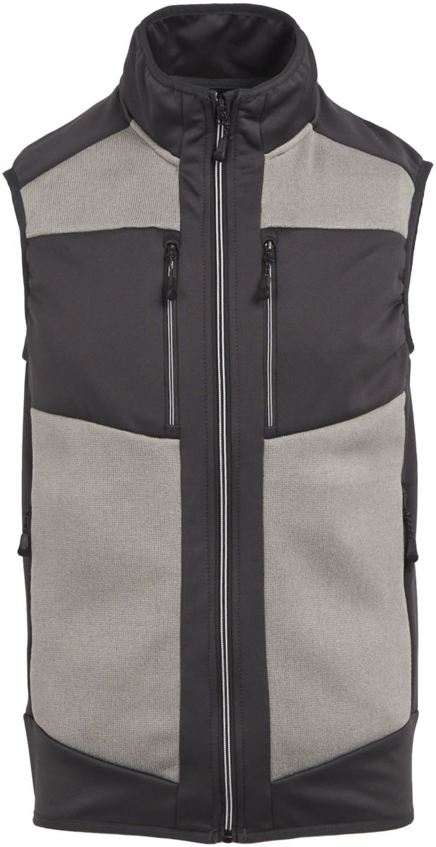 Levně Strečová vesta "E-volve" - mineral grey/ash