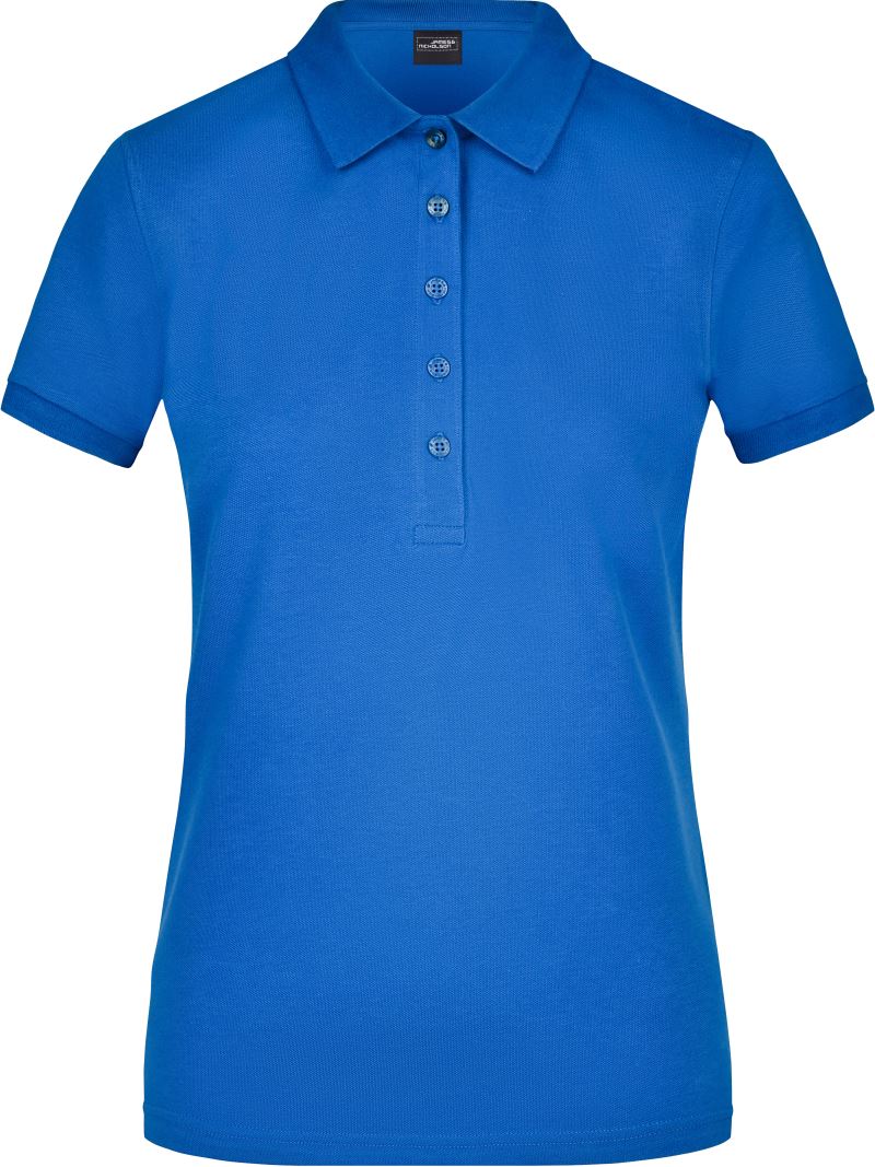 Levně Dámské elastické piqué polo - royal