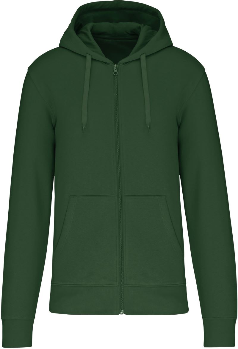 Levně Eco-friendly mikina s kapucí - forest green