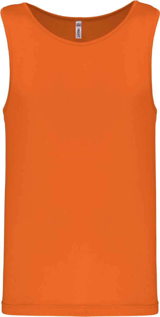 Levně Pánské sportovní tílko - fluorescent orange