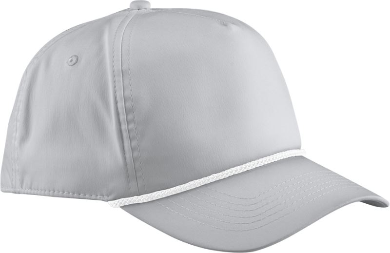 Levně 5 panelová golfová kšiltovka - light grey/white