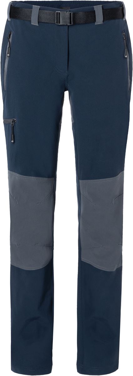 Levně Dámské trekingové kalhoty - navy/carbon