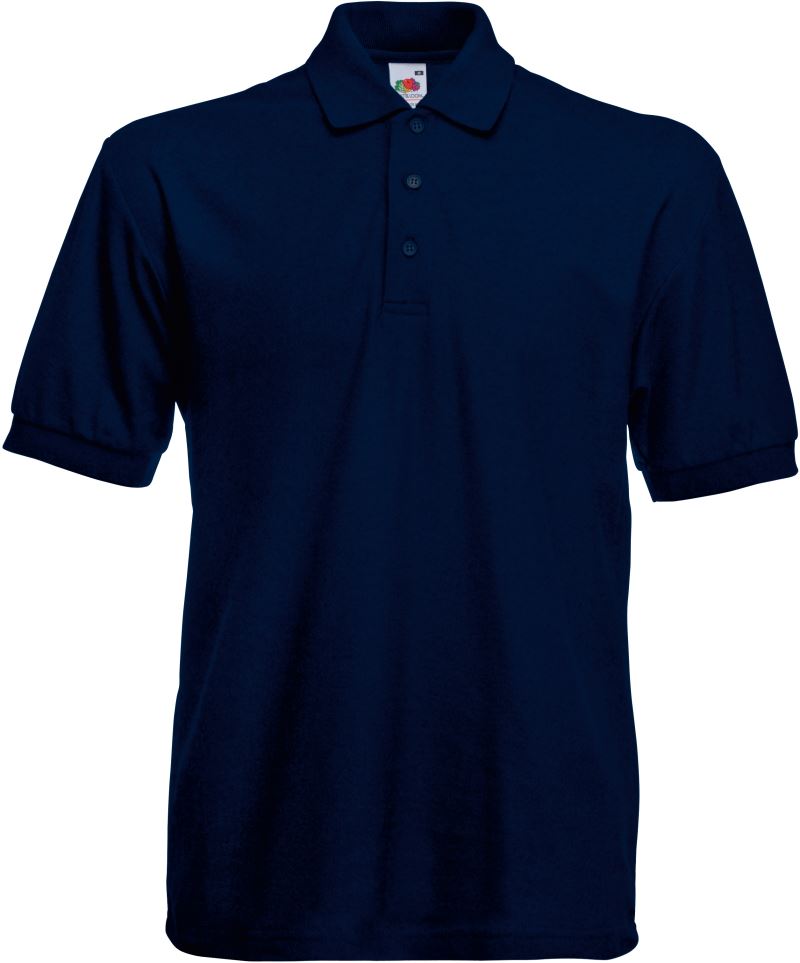Levně Piqué polo z těžké bavlny - deep navy