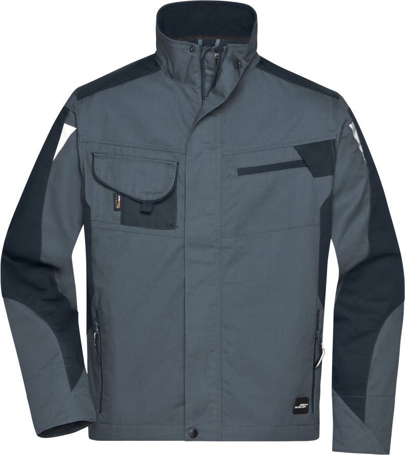 Levně Pracovní bunda - Strong - carbon/black