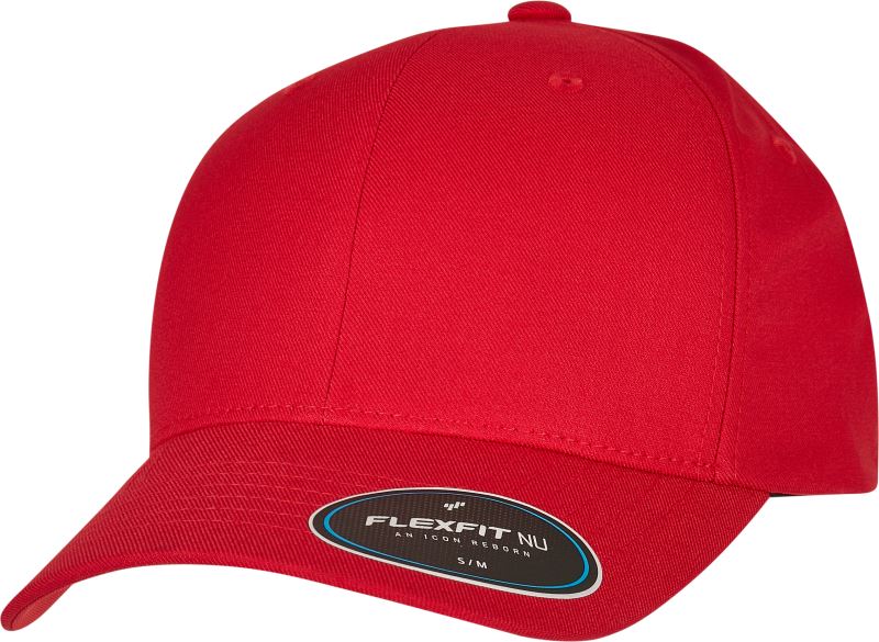 Levně 6 panelová kšiltovka "NU®" - red