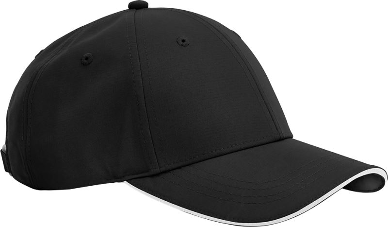Levně 6 panelová kšiltovka "Team Sports-Tech" - black/white