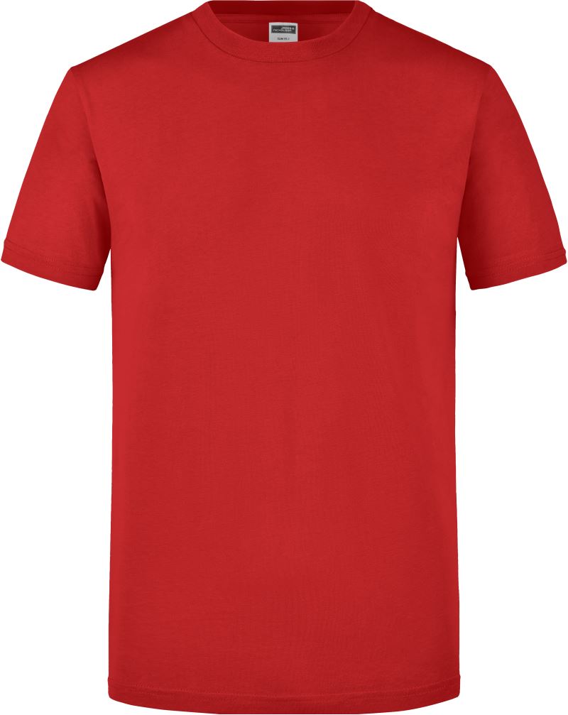 Levně Pánské vypasované tričko - red
