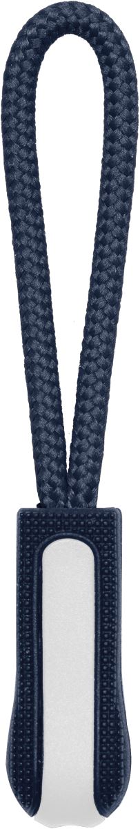 Levně 4 Ks přívěšek na zip - navy/white
