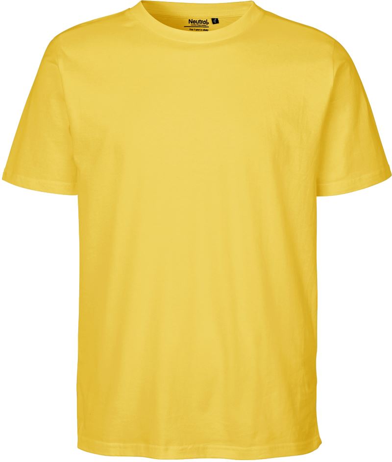 Levně Unisex tričko z bio bavlny - yellow