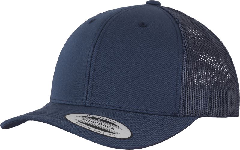 Levně 6 panelová vintage kšiltovka "Trucker" - navy