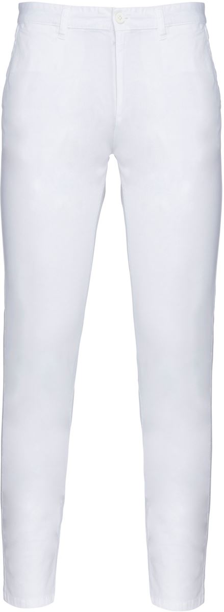 Levně Pánské chino kalhoty - white