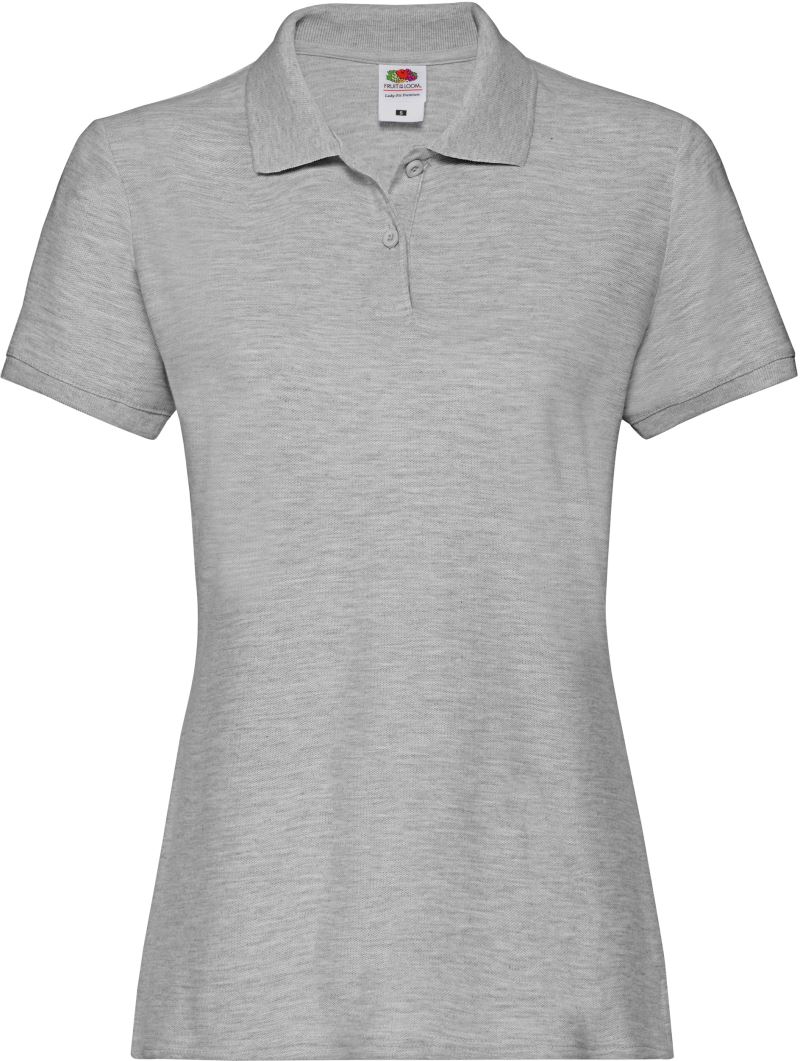 Levně Dámské piqué polo - athletic heather