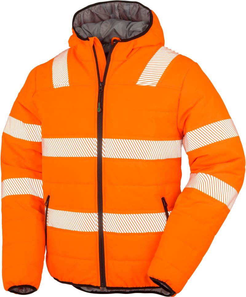 Levně Bezpečnostní bunda - fluorescent orange