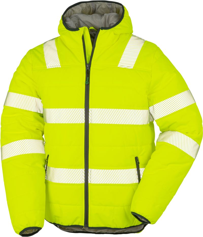 Levně Bezpečnostní bunda - fluorescent yellow