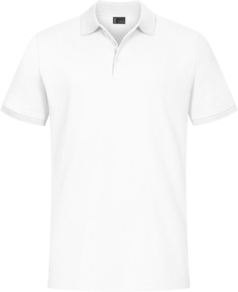 Levně Pánské pracovní piqué polo - EXCD - white
