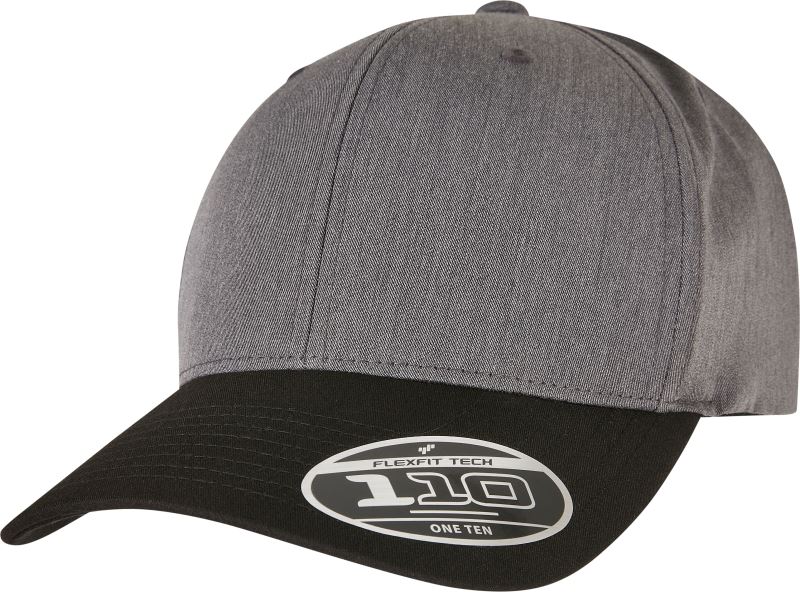 Levně 6 panelová síťovaná kšiltovka - dark grey/black
