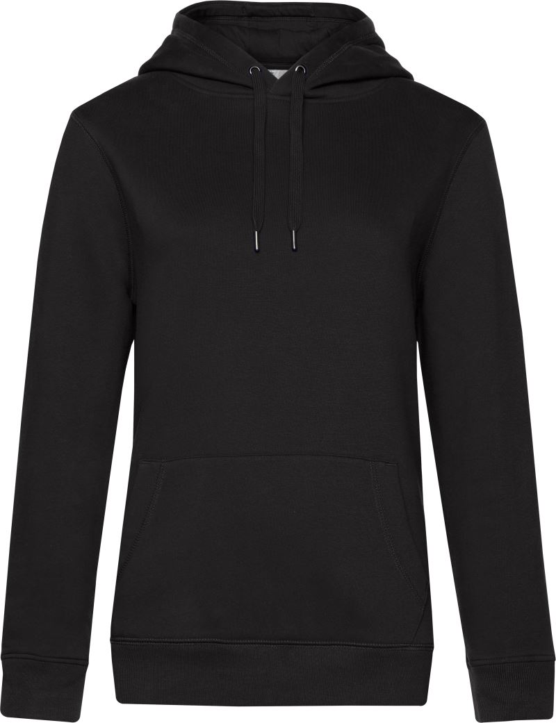 Dámská mikina s kapucí - black pure