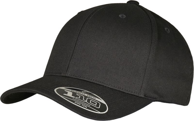 Levně 6 panelová vlněná česaná kšiltovka Flexfit - black/black