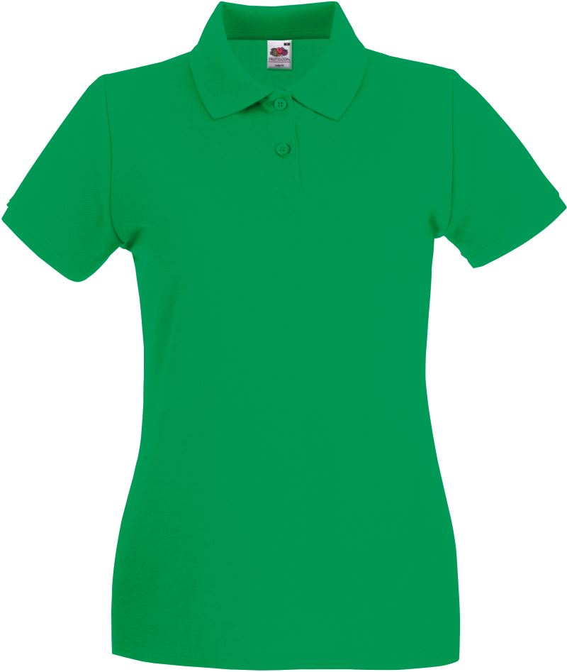 Dámské piqué polo - kelly green