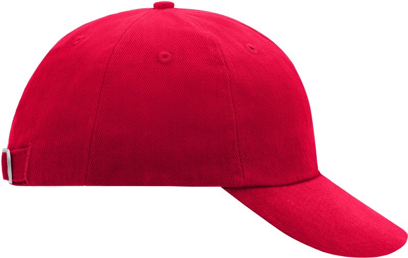 Levně 6 panelová raver kšiltovka - signal red