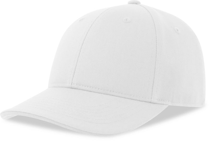 Levně 6 panelová baseballová kšiltovka - white/white